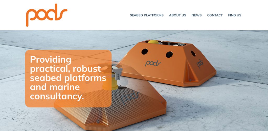 Pods Global website banner