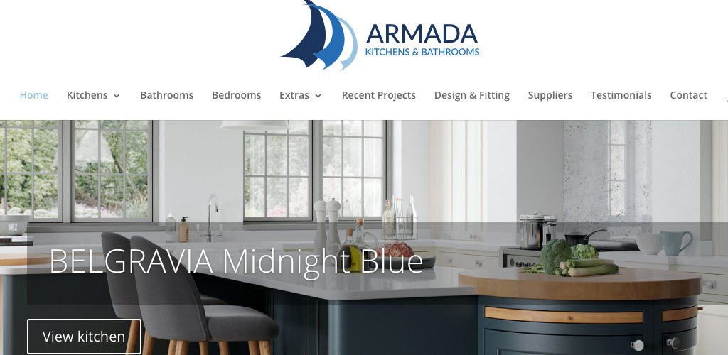 Armada Kitchens website image