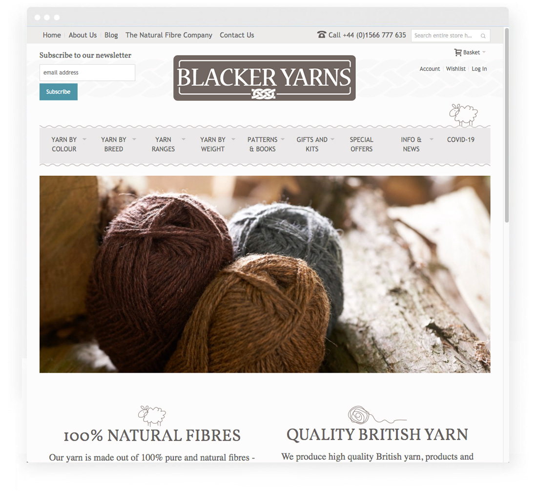 Blacker Yarns screenshot