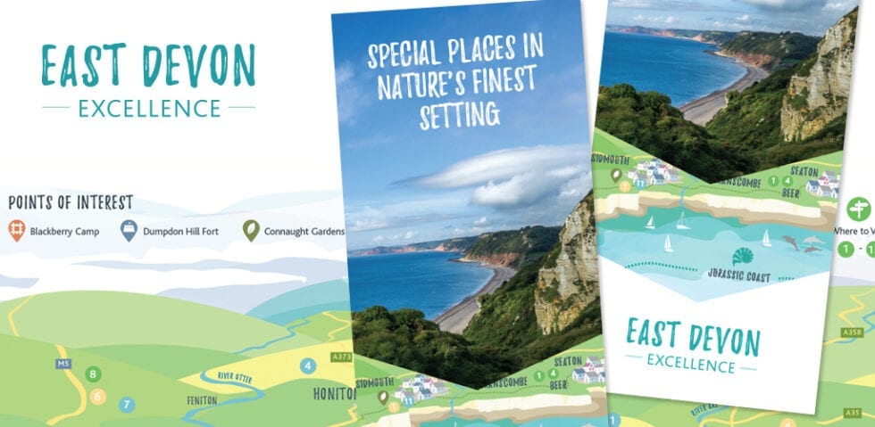 Map Illustration And Design For East Devon Excellence 