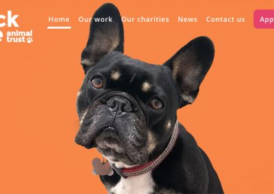 Website redesign for Gerrick Rose Animal Trust